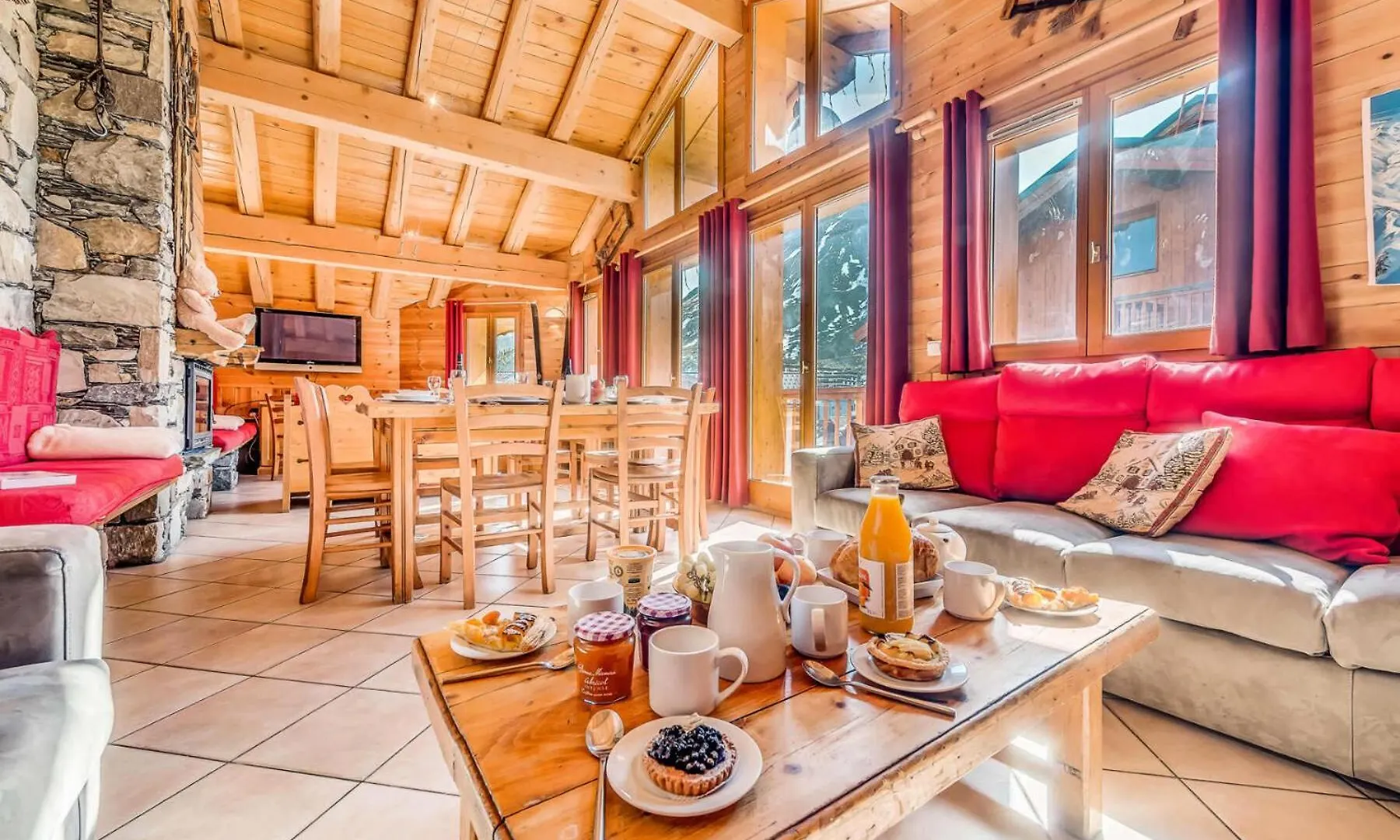 Chalet Gypaete - Chalet Traditionnel 90M2 - 5 Chambres, 4 Salles De Bain, Sauna Mae-5891 Tignes